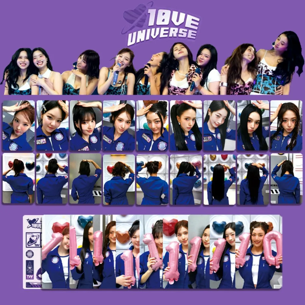 9枚入り 新品 KPOP 10周年記念 韓国ポップミュージックグループ コレクションカード イム・ナ・ヨン サナ ツユ ミナ 誕生日テーマパーティー スモールカード