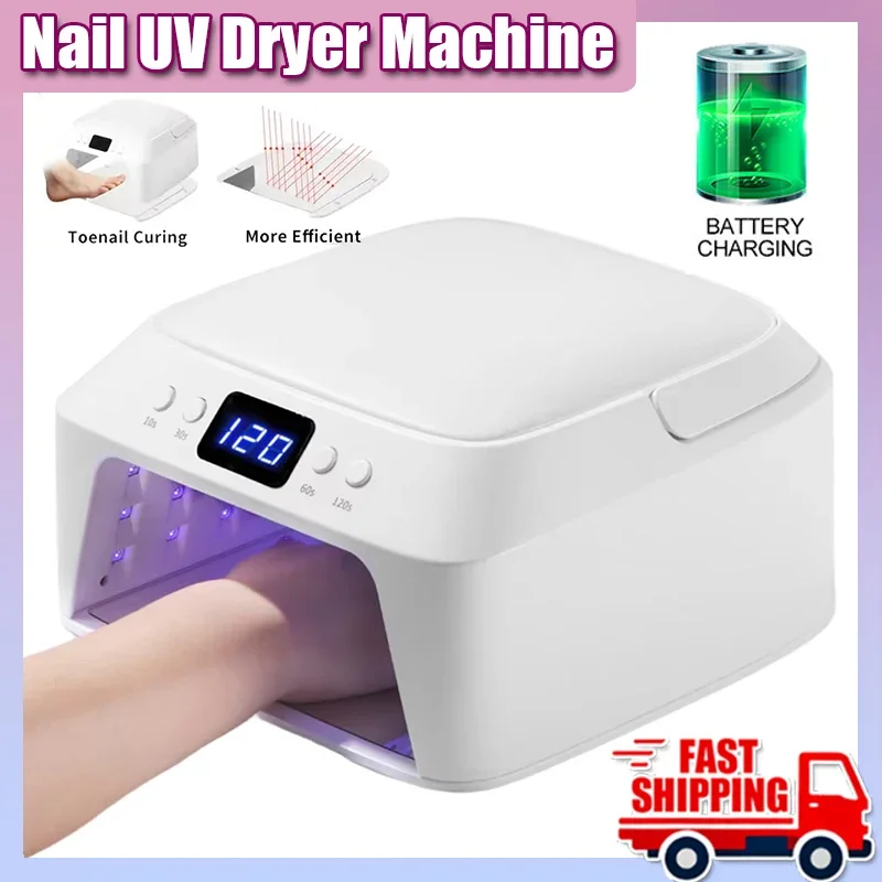 

71 LEDs UV Nail Lamp Large Space Nail Dryer with Hand Pillow Smart Sensor 72 W Professional UV Lamp For Nails Manicure Pedicure
