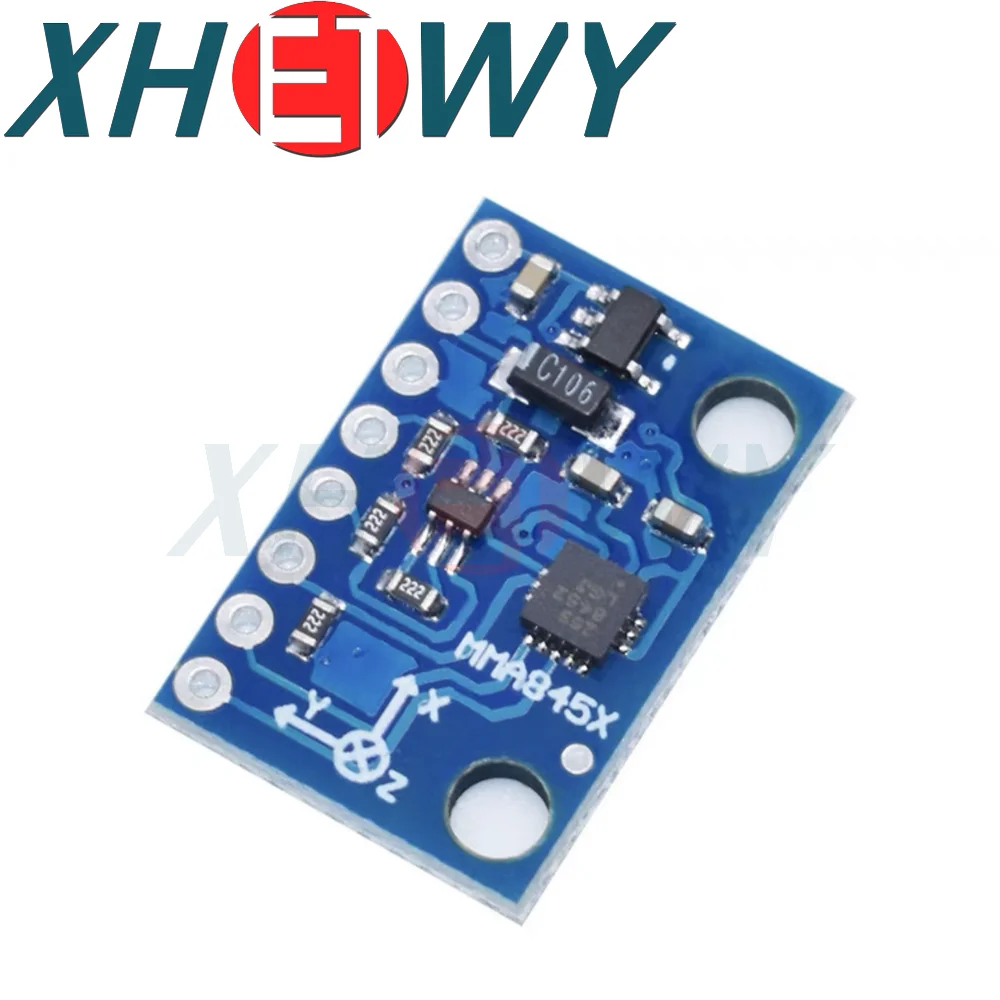 GY-45-módulo Digital Triaxial, acelerómetro, inclinación de alta precisión, 3 ejes, MMA8452, MMA8452Q, para Arduino