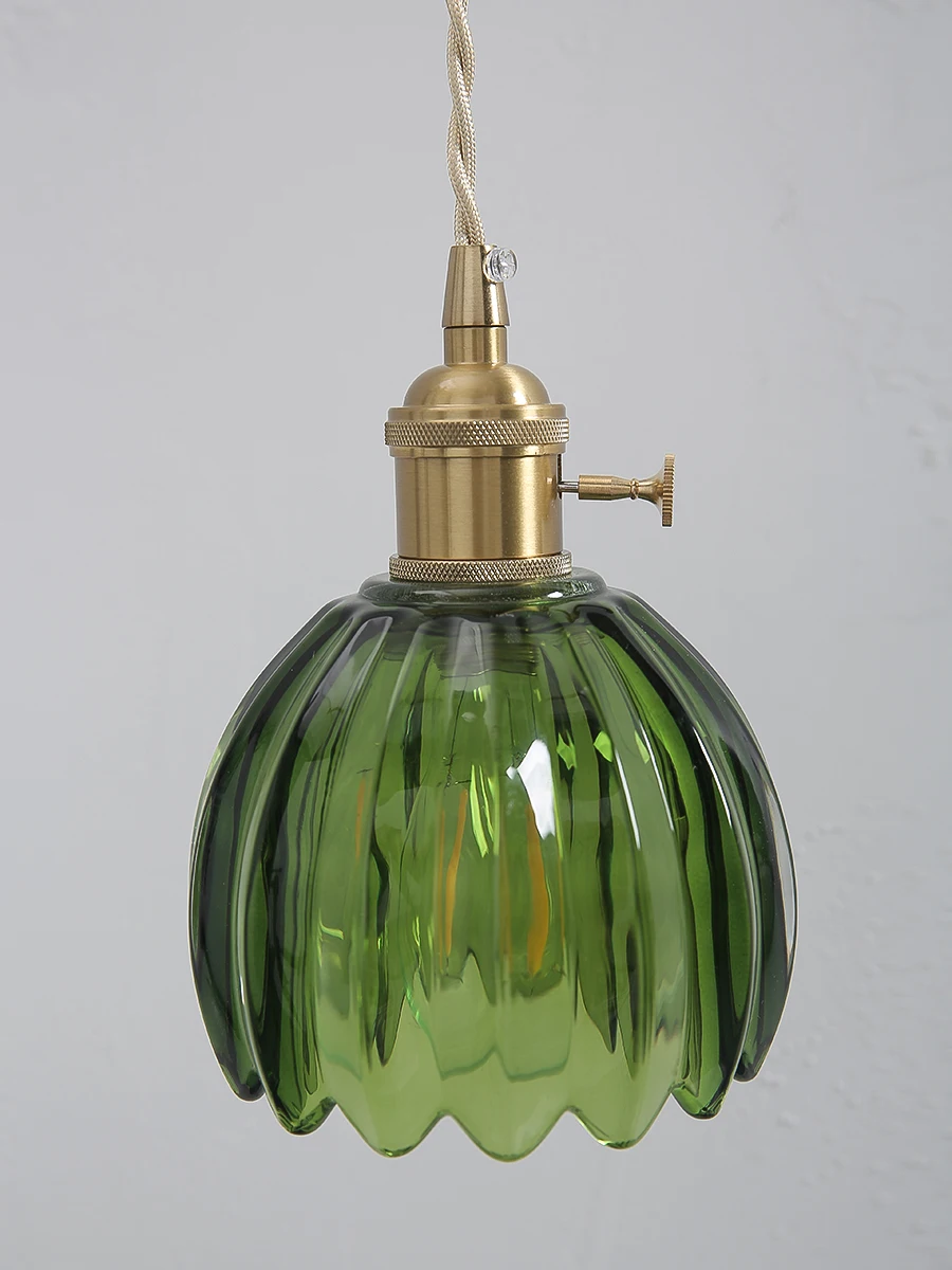 Modern Floral Glass Wall Lamp With a Switch For Bedroom Room Decoration Study Led Lights Mirror Light Nordic Wall Sconce
