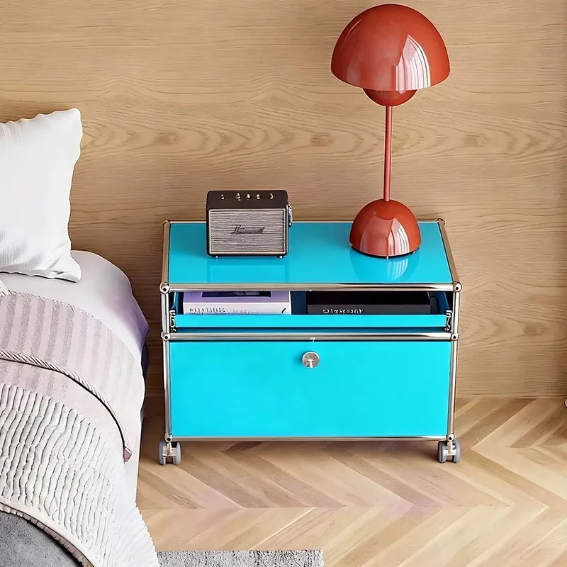 Bedside table Bedroom storage cabinet Living room sofa side cabinet Modular removable cabinet