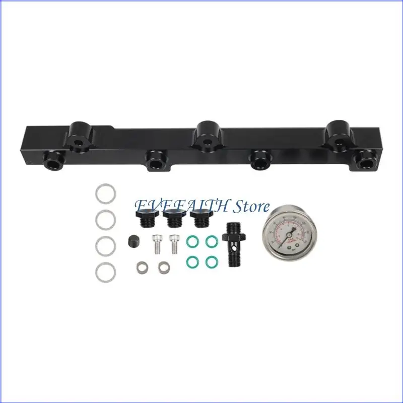 

124B Полная замена топливной рампы со встроенными манометрами Переоборудование топливной рампы для автомобилей H22 H23