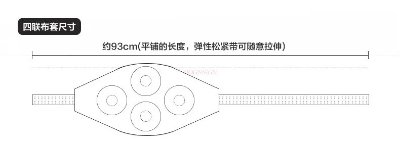 Smokeless moxibustion box portable moxibustion household instrument moxa stick smoked box pure copper moxibustion pot