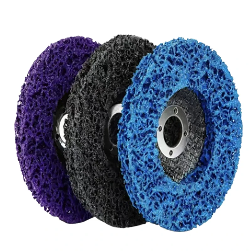 4/4.5/5 بوصة 1 قطعة ألياف النايلون رفرف إطارات لامعة القرص 800 حصى لطاحونة زاوية لتلميع الخشب والمعادن #3