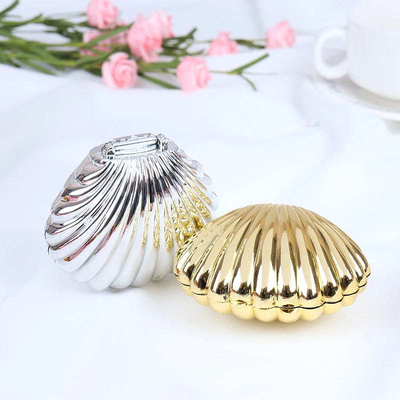 1PC Wedding Candy Gifts Plastic Shell Box Favor Party Creative Decoration