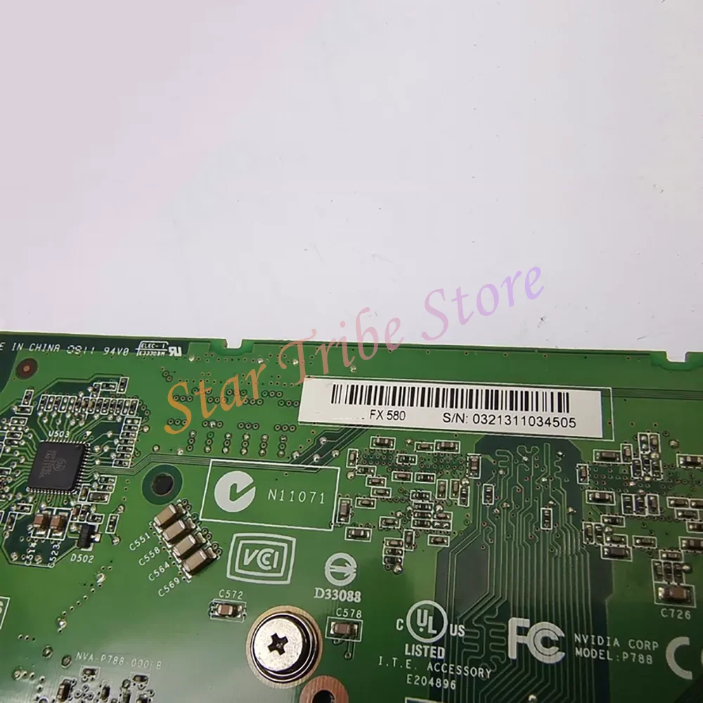 FX 580 Professional Graphics Gard Dual DP 512MB FX 580