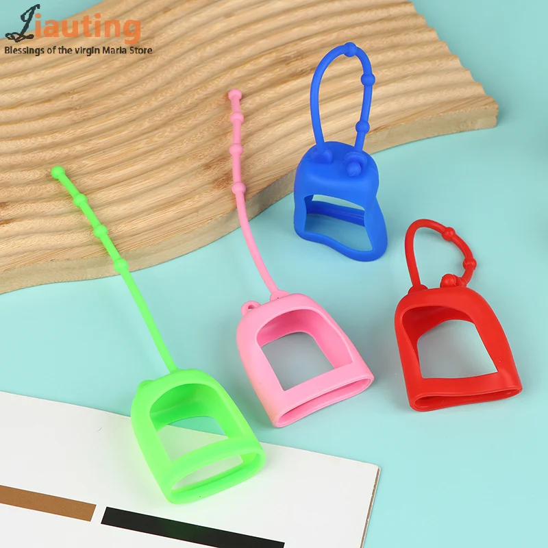 2Pcs Silikon Flasche Abdeckung Flasche Hülse Hand Fall Tragbare Reise Container Abdeckung Für Flüssigkeit Seife Flasche Parfüm Flasche Abdeckung