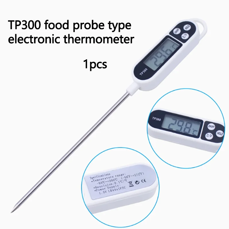 Пищевой термометр TP300, электронный прибор для измерения температуры масла, молочного порошка, воды, для домашней кухни