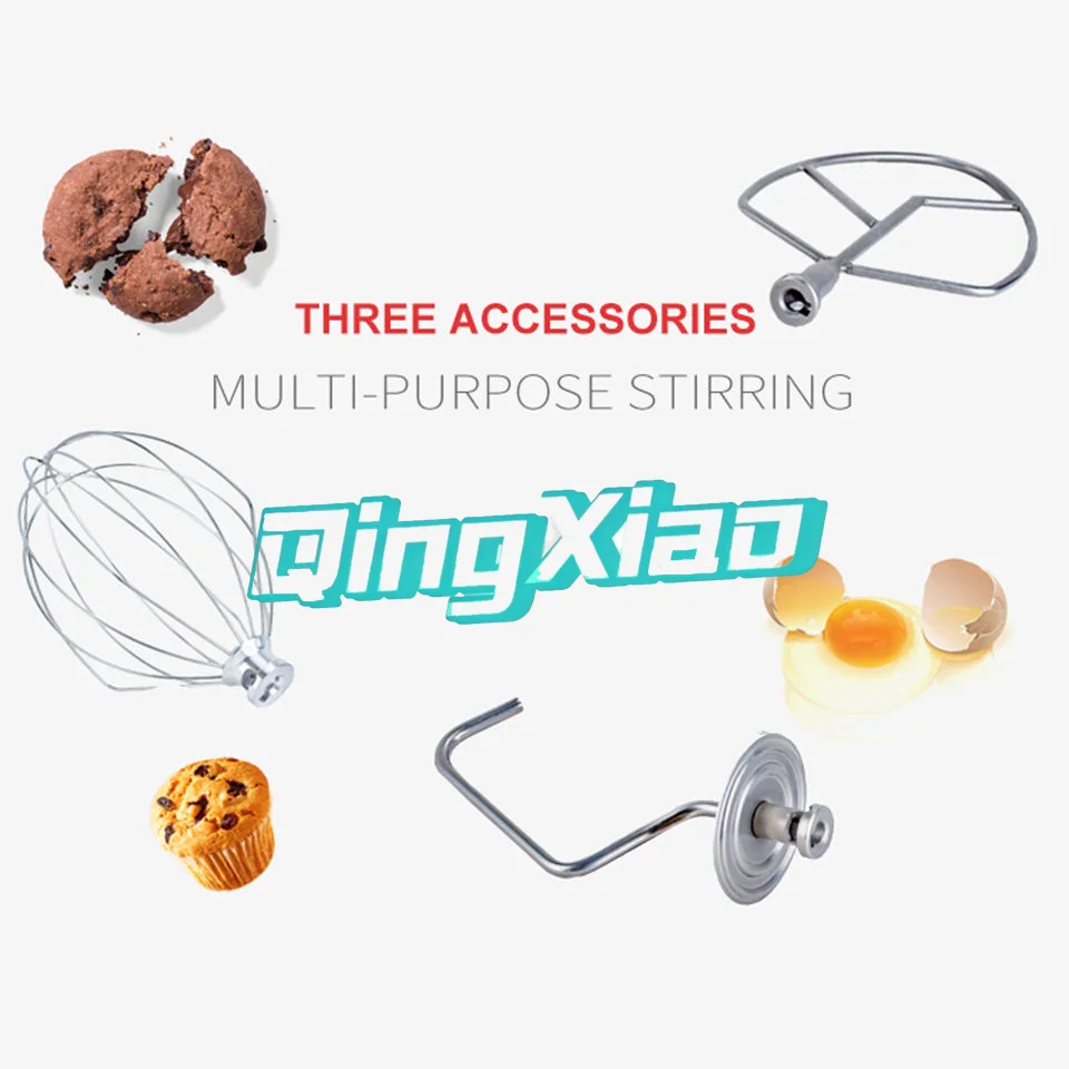 Commercial Kitchen Food Mixer Machine For Bread Dough Cake Bakery Use Big Planetary Motor For Milk Processing Heavy Duty