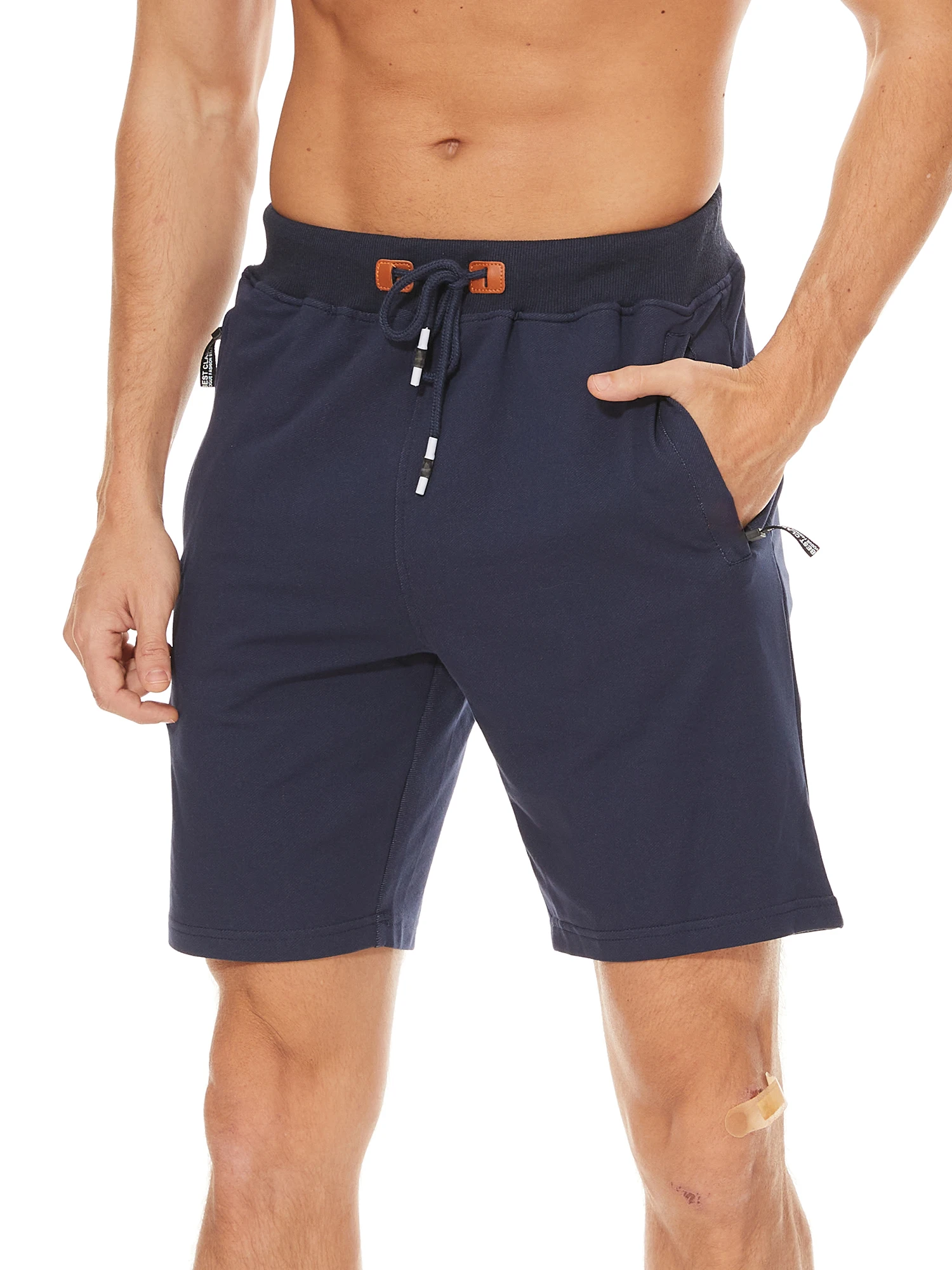 3er-Pack Herren-Baumwollshorts mit Kordelzug, Bequeme Passform, Schlanke Elastische Sportshorts, Lässige Laufshorts, Trendige Jogginghosen, Herrenbekleidung – Detail 7