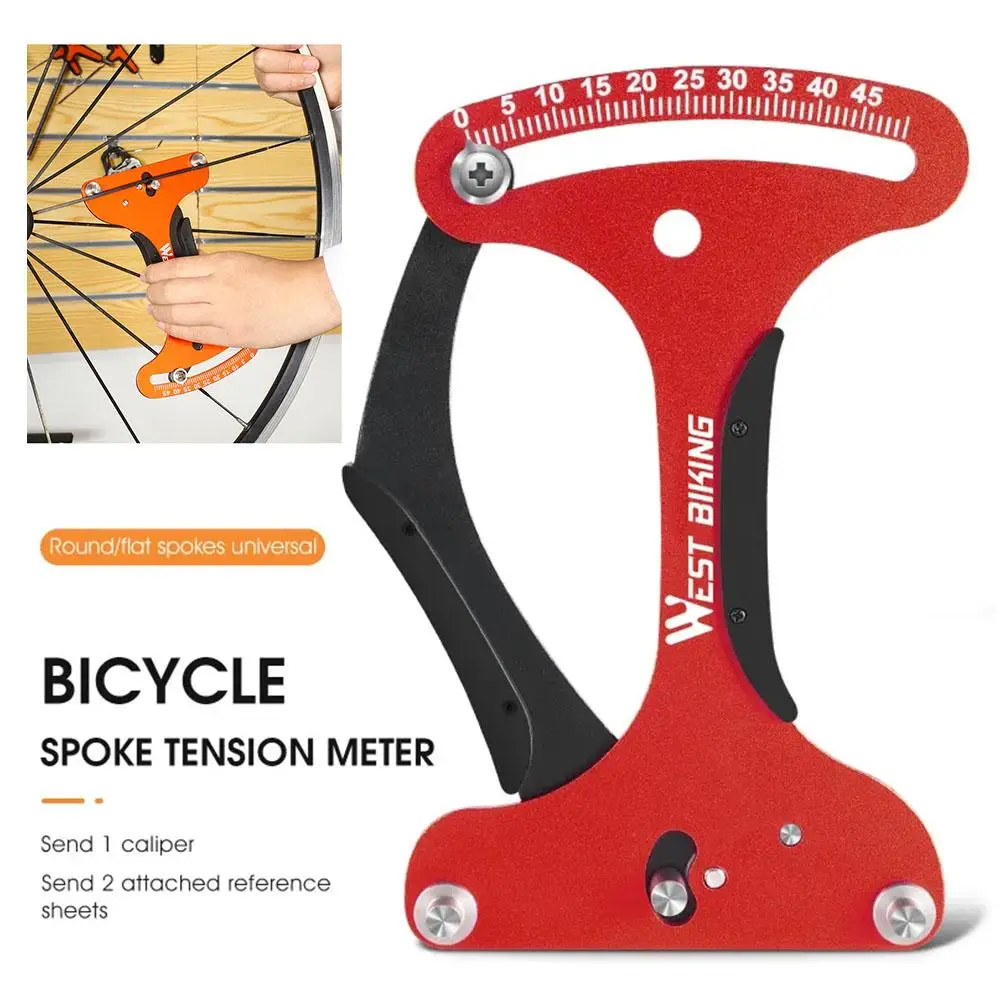 

Bicycle Tool Spoke Tension Meter Precision MTB Road Indicator Repair Wheel Portable Bike Wheel Bike Checker Tools G8R0