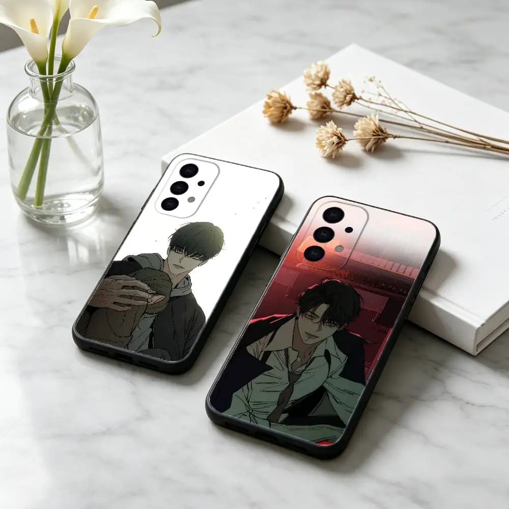 T-Tears On A Withered Flower Phone Case For Samsung S25,24,23,22,30,21,10,9,Ultra,Plus,Lite Soft Black Case