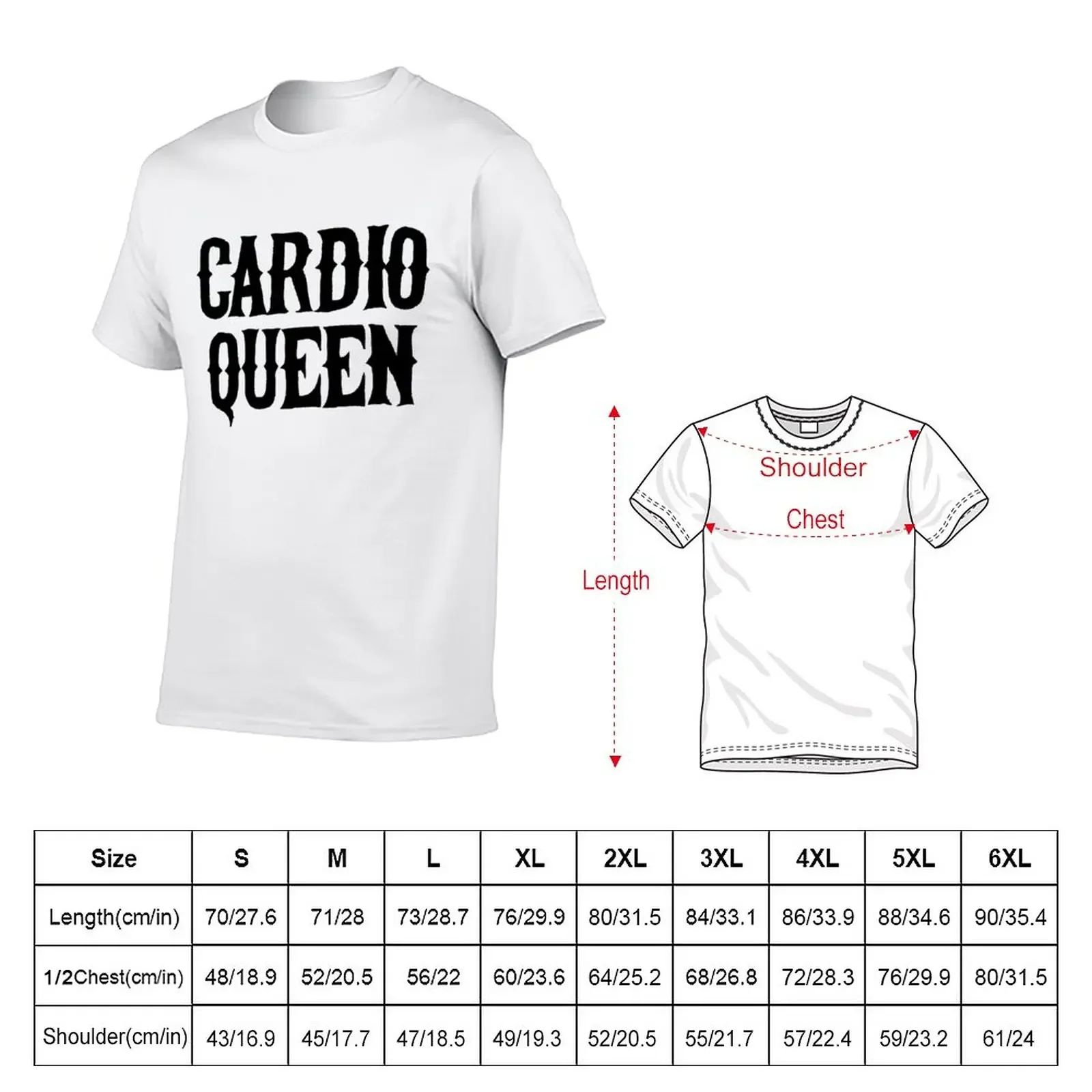 Cardio Queen T-Shirt hippie clothes shirts graphic tees men clothes