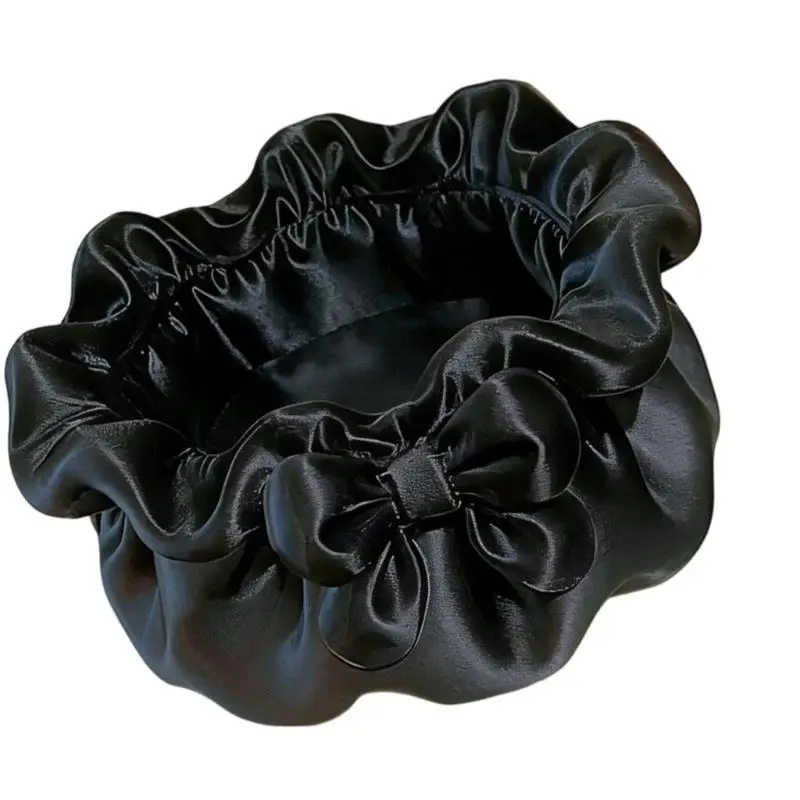 

A52E Practical Plastic Jewelry Organizers Floral Bowknot Jewelry Storage Box
