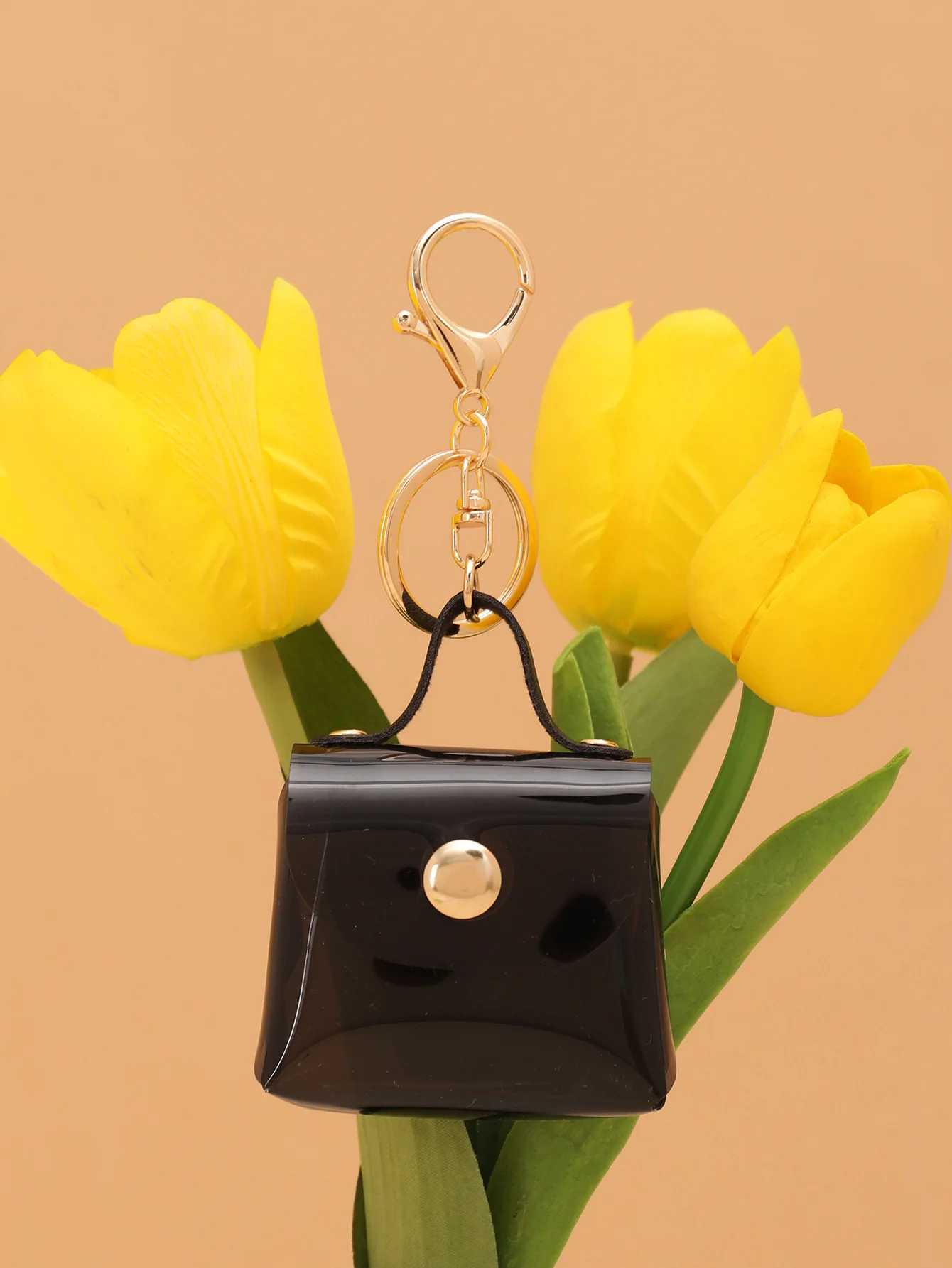 

Transparent Pu Leather Square Mini Pouch Clear Key Holder Coin Purse Organizer For Headphones Lipstick Small Items Storage Bag