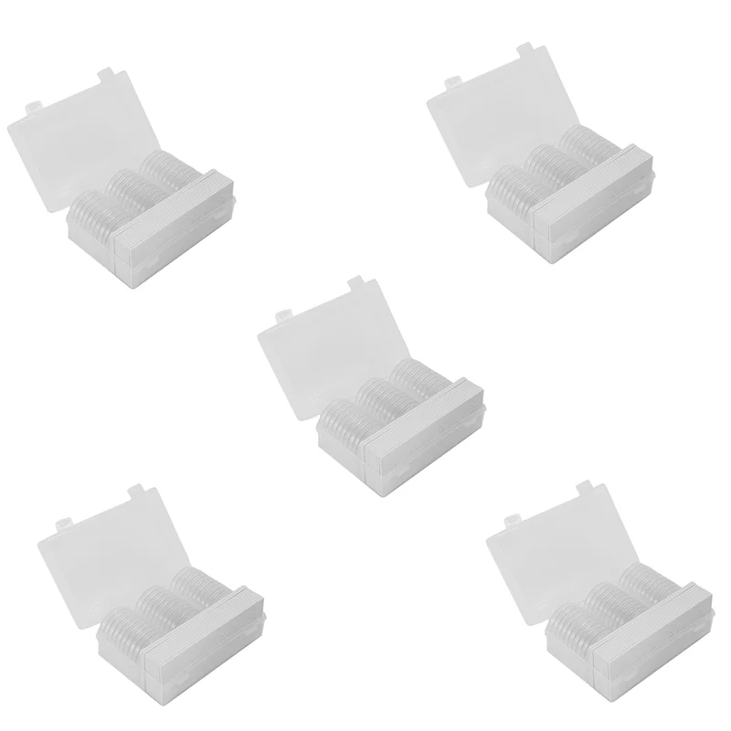 ABZW 46 mm kapsułki na monety z uszczelką ochronną, etui na monety do kolekcjonowania monet (8 rozmiarów, 150 sztuk)