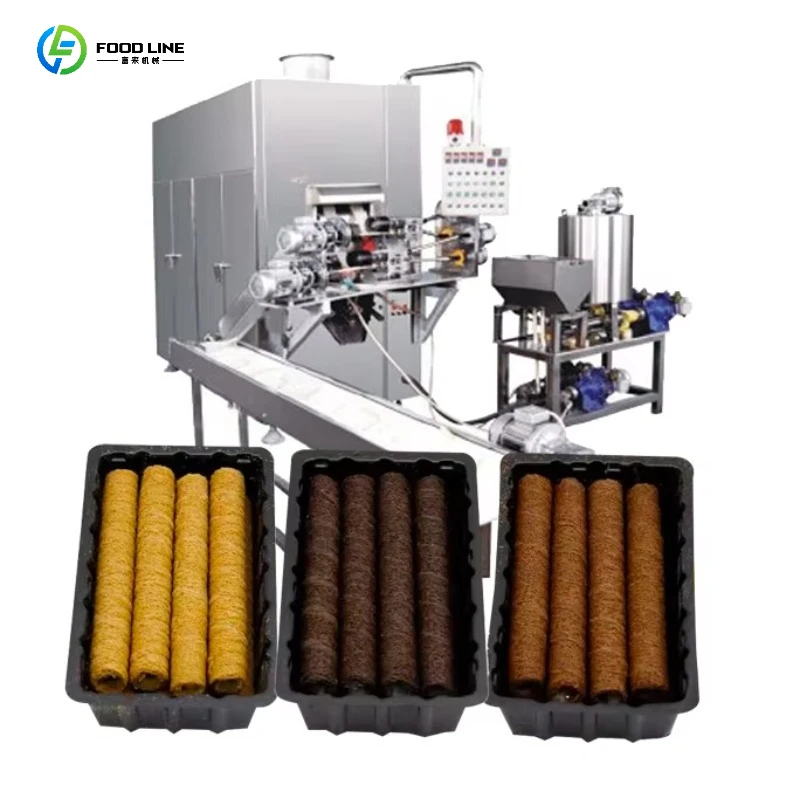 2026 New Touch Screen Double Color Egg Roll Sandwich Egg Roll Wafer Stick Making Machine Crispy Egg Rolls Equipment Customized