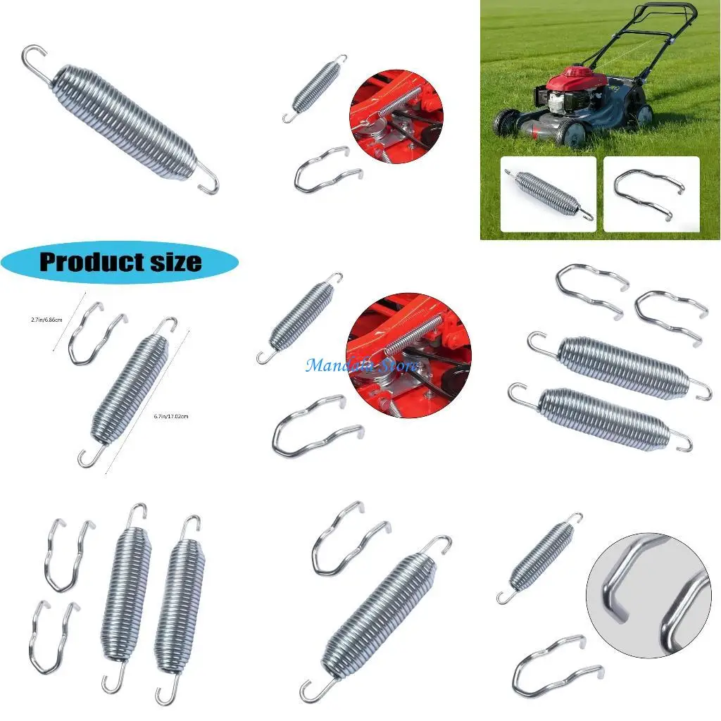 

U2JC Industrial Tweezers Lawnmower Repair Deck Idler Spring 607616 Deck Idler Tension Spring Deck Hardware Anchors Fitting