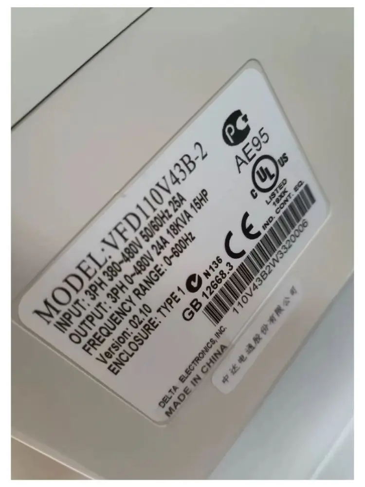 second-hand     inverter   VFD110V43B-2, function well   Tested well and shipped quickly