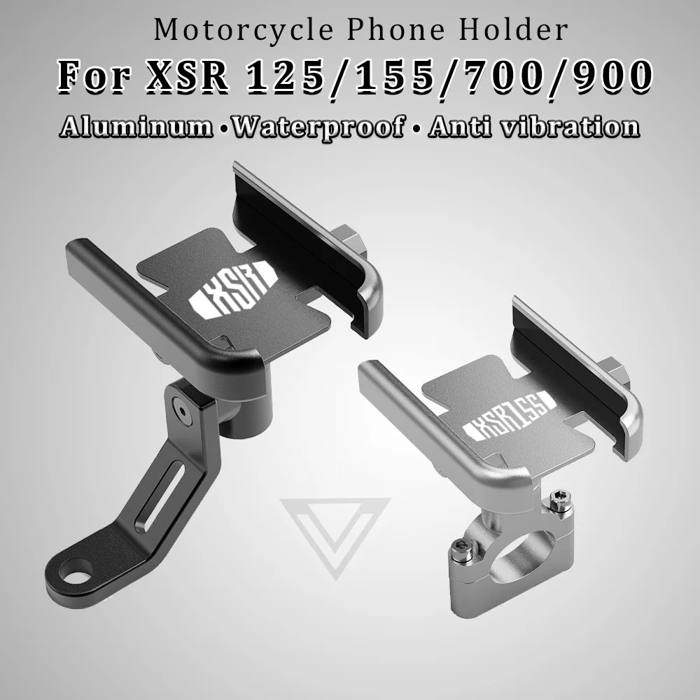 

Motorcycle Phone Holder Waterproof Stand XSR 125 Accessories for YAMAHA XSR 155 700 900 XSR155 XSR125 XSR700 2016 2019 2022 2023