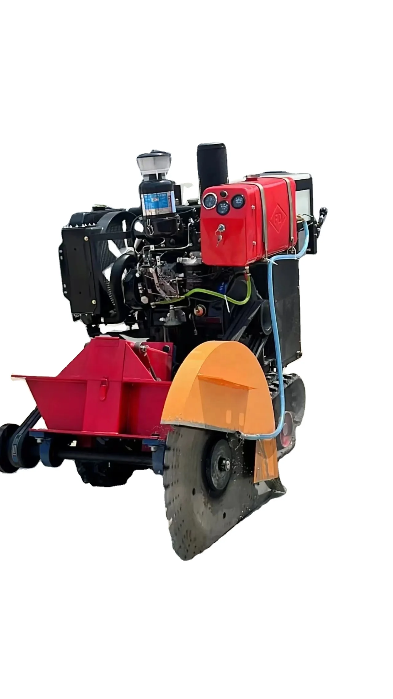 Produzione di vendita diretta del produttore della tagliatrice a binario per seghe per pavimentazione in calcestruzzo Nuovo