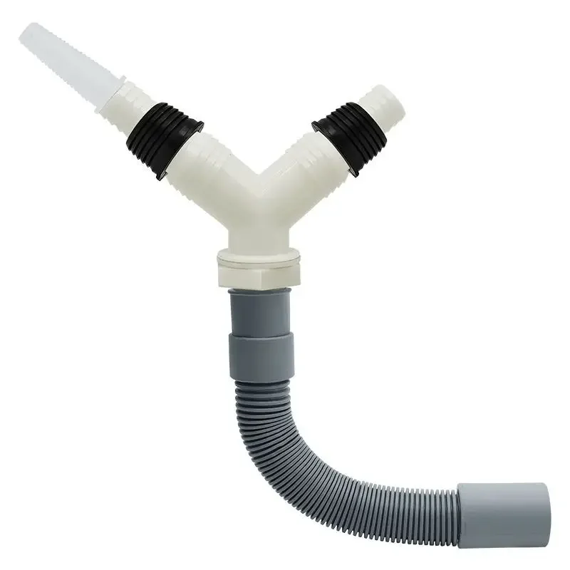 WZ-1Set Drainage tee adapter drainage pipe fitting for washing machine dryer drain With extended drainage hose