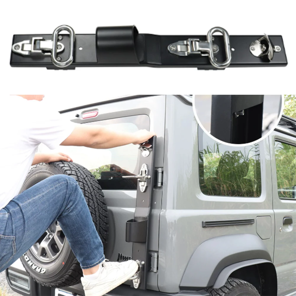 

Lantsun JMN152 Steel Tailgate Ladder Car Foldable Rear Ladder Tailgate Pedal Step for Suzuki for Jimny 2023-2026 5 Doors