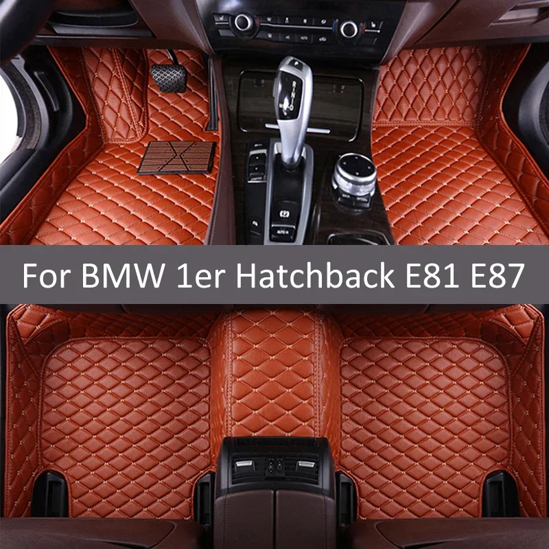 

Custom Car Floor Mats For BMW 1er Hatchback E81 E87 2004-2011 Years 116-135 Auto Carpets Foot Coche Accessories