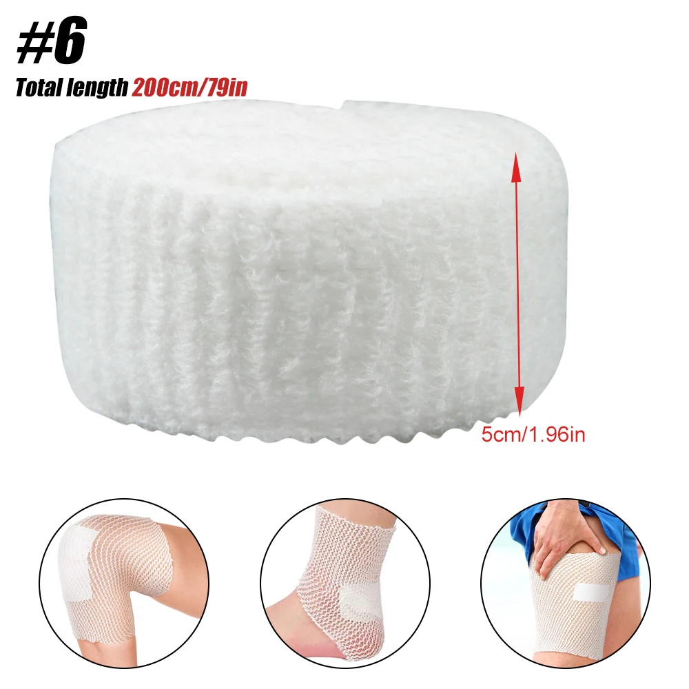 1 Rolle Netz-Schlauchverband, elastisches Netz, Wundverband, Schlauch, Gaze, atmungsaktive Bandage, Stretch-Schlauchverbände für Handgelenk, Ellenbogen, Knie