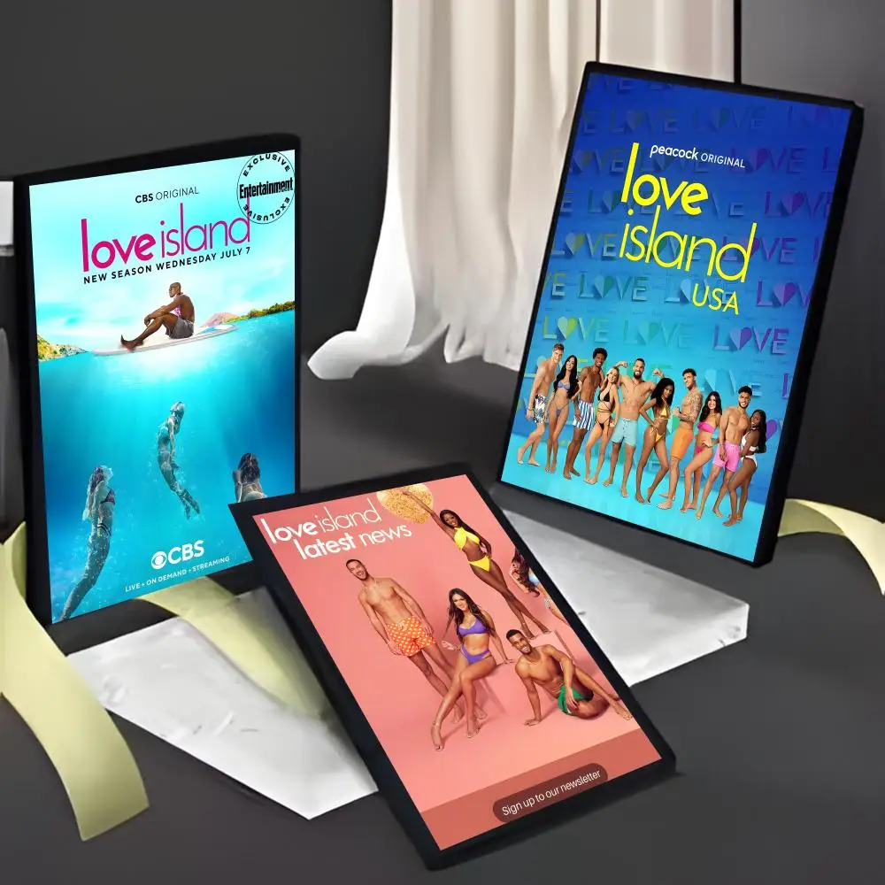 Romantic Reality TV Show L-Love Island Poster American Film Mural Home Childrens Room Wall Decor Print