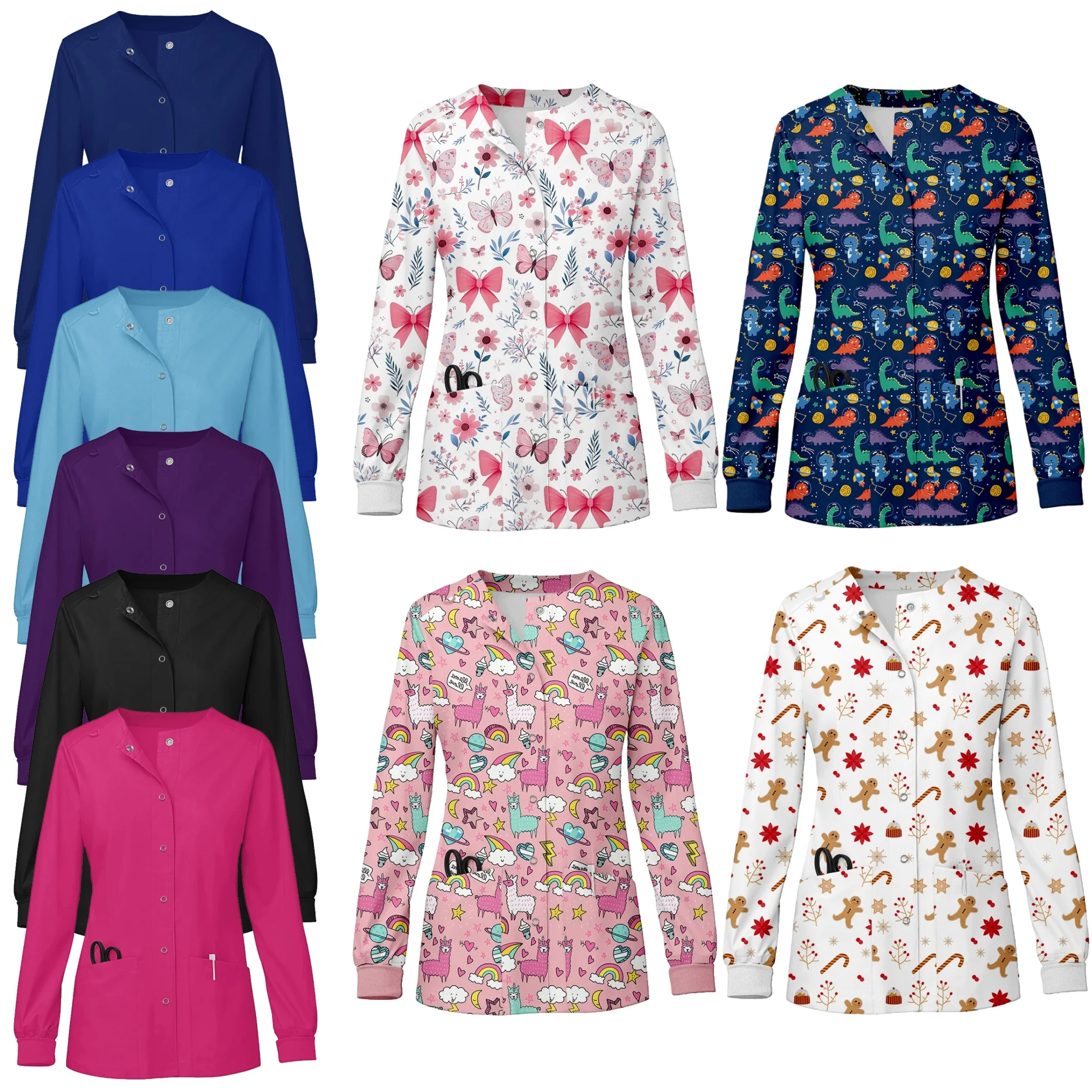 Women O-Neck Nursin…