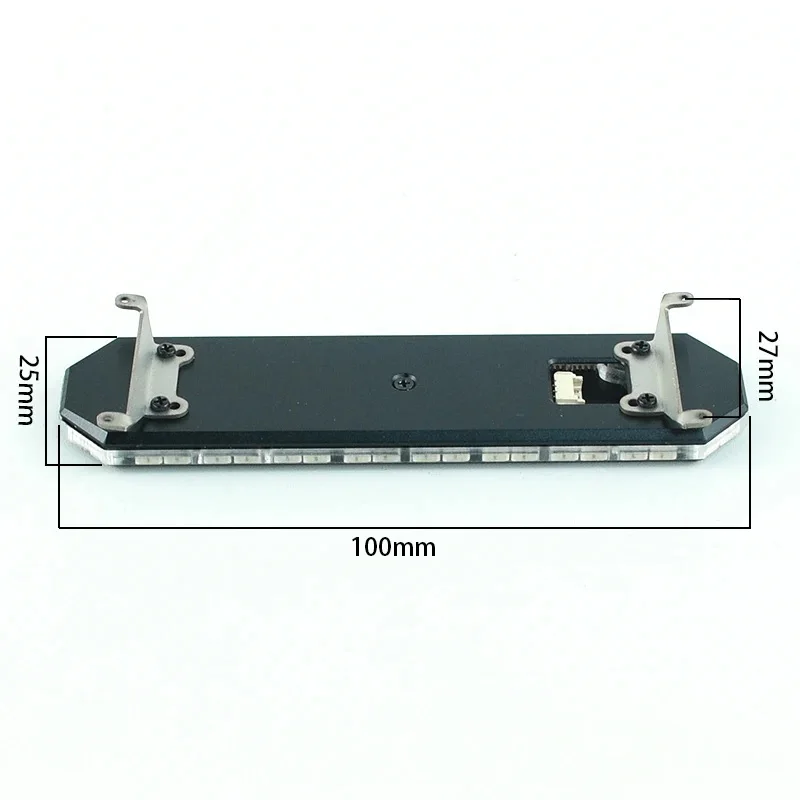

Metal RGB Engineering Lights 20 Flashing Modes For 1/10 Crawler Car 1/14 Tamiya RC Truck Trailer Tipper For Scania Volvo Parts