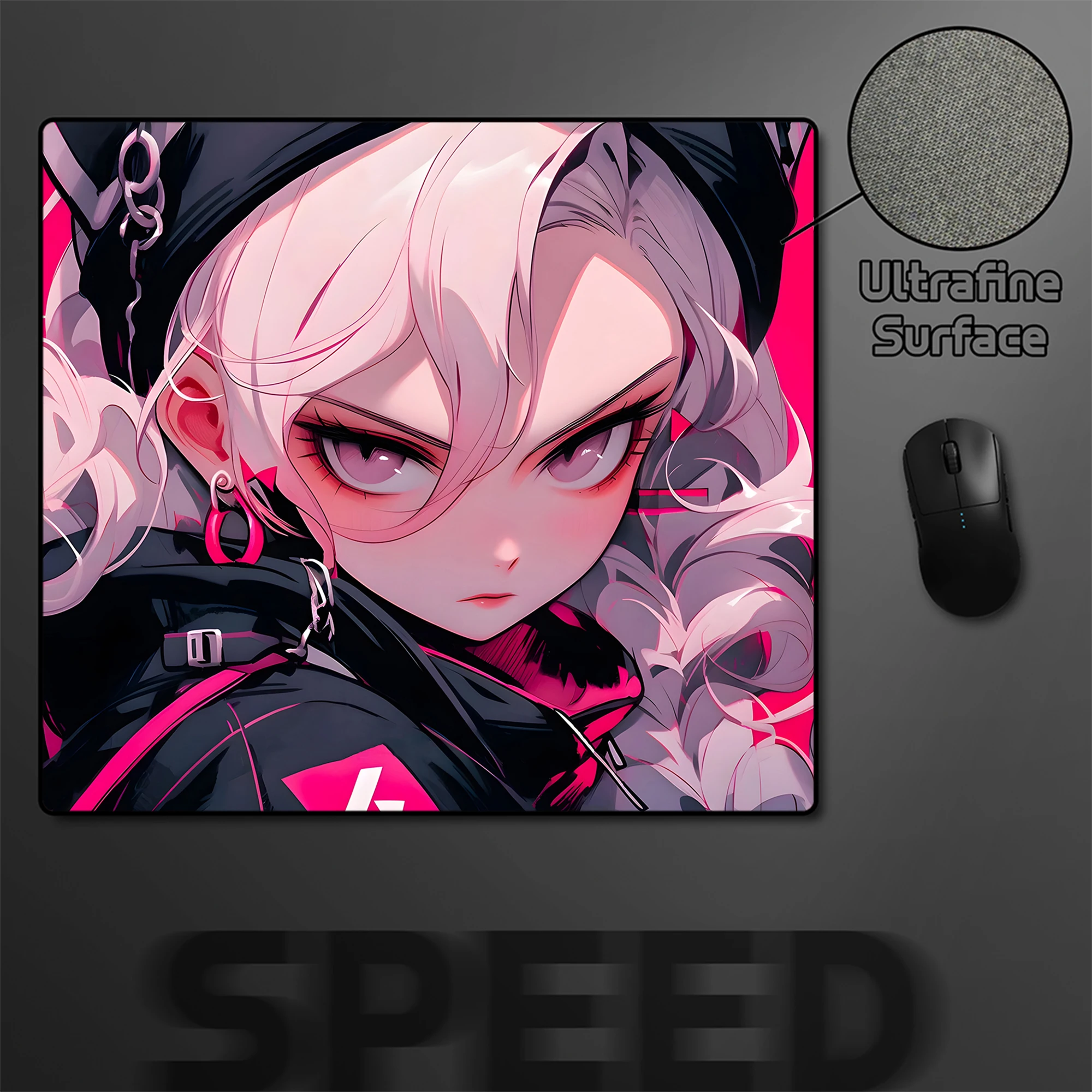 Tapis de souris de jeu à surface ultrafine, tapis de jeu professionnel E-Sports, Balance, Polymères coordonnants, Caoutchouc, Ordinateur portable, Bureau, 45x40cm