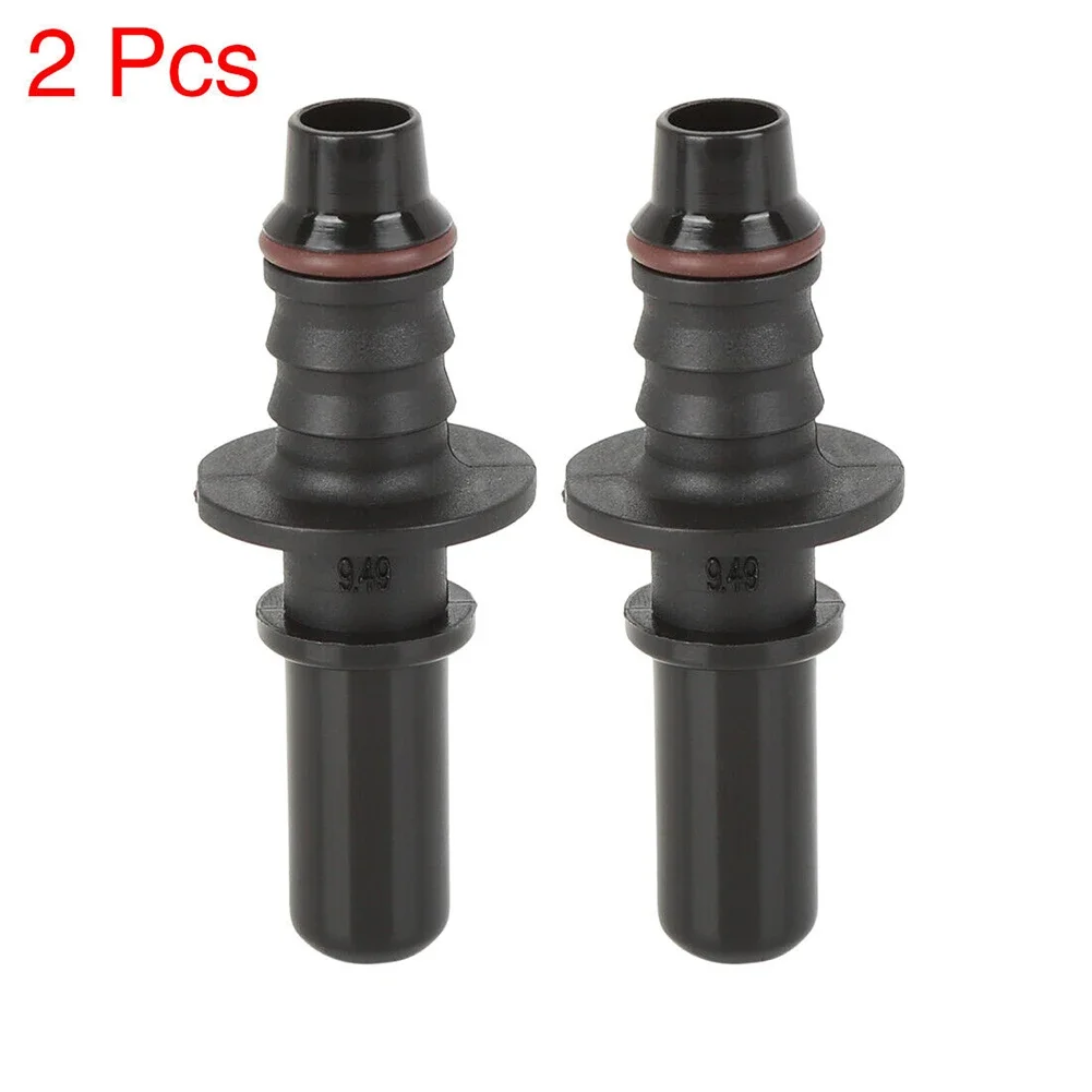2pcs 9.49mm ID8 Car Fuel Line Hose Pipe Quick Release Male Connect Connector For: 8mm(5/16