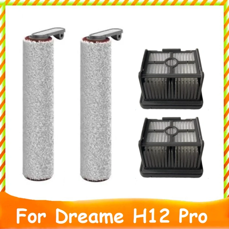 Parts For Dreame H12 Pro Washing Floor Machine Vacuum Cleaner Accessories Washable Hepa Filter Main Roller Brush