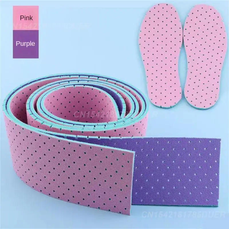 Child Adult Universal Insole Lightness Shoe Accessories Long Sports Insole Damping Shoe Mesh Punching Breathable Insole Soft