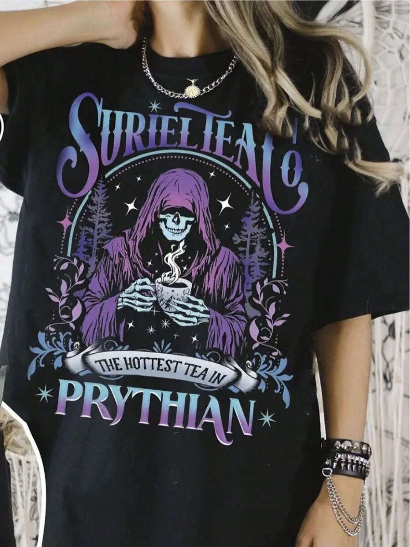 Summer Goth Clothing - Das Gothic-Fantasy-T-Shirt für Damen mit Aufdruck