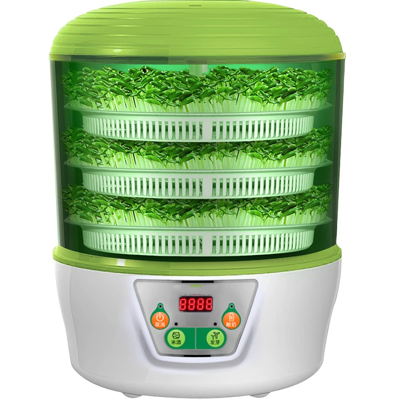 

Трехслойная интеллектуальная машина для проращивания, автоматическая машина для выращивания ростков фасоли, зеленые семена, выращивание пищевой промышленности, бытовая розпродажа