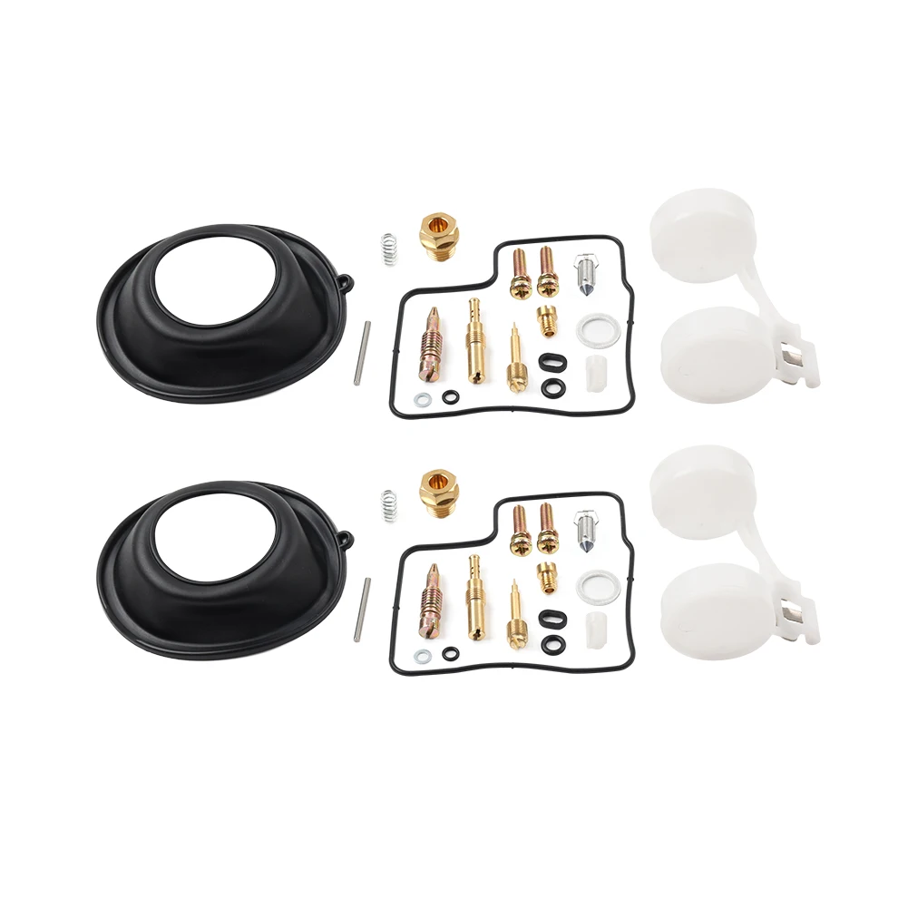 2 Sets Motorcycle Carburetor Repair Kit Carb Diaphragm Float For Honda XL600V Transalp 1987-2000