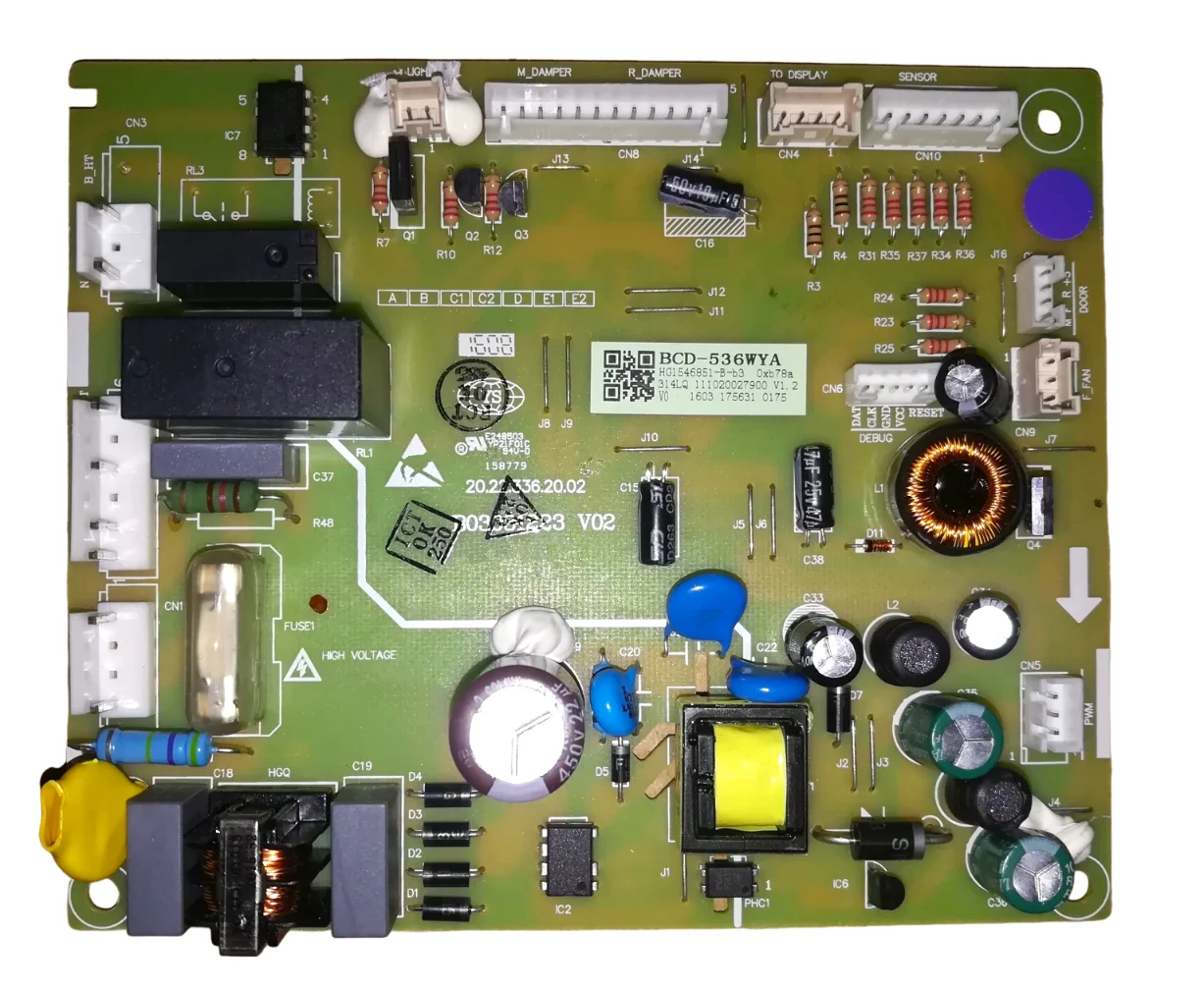 used-for-hisense-rongsheng-refrigerator-bcd-536wya-power-board-hg1546851-motherboard-computer-board-main-control-board