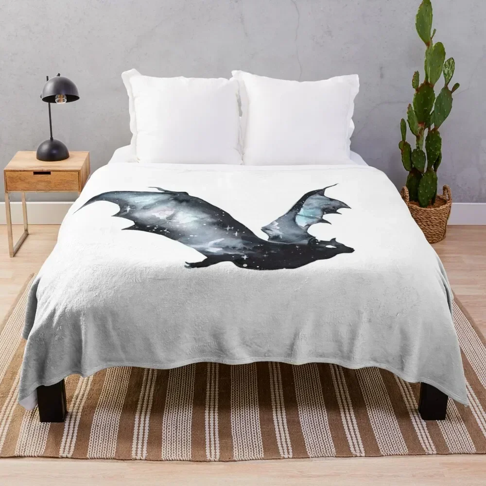 

Galaxy Bat Throw Blanket Modern Design Soft Blanket for Home Decor