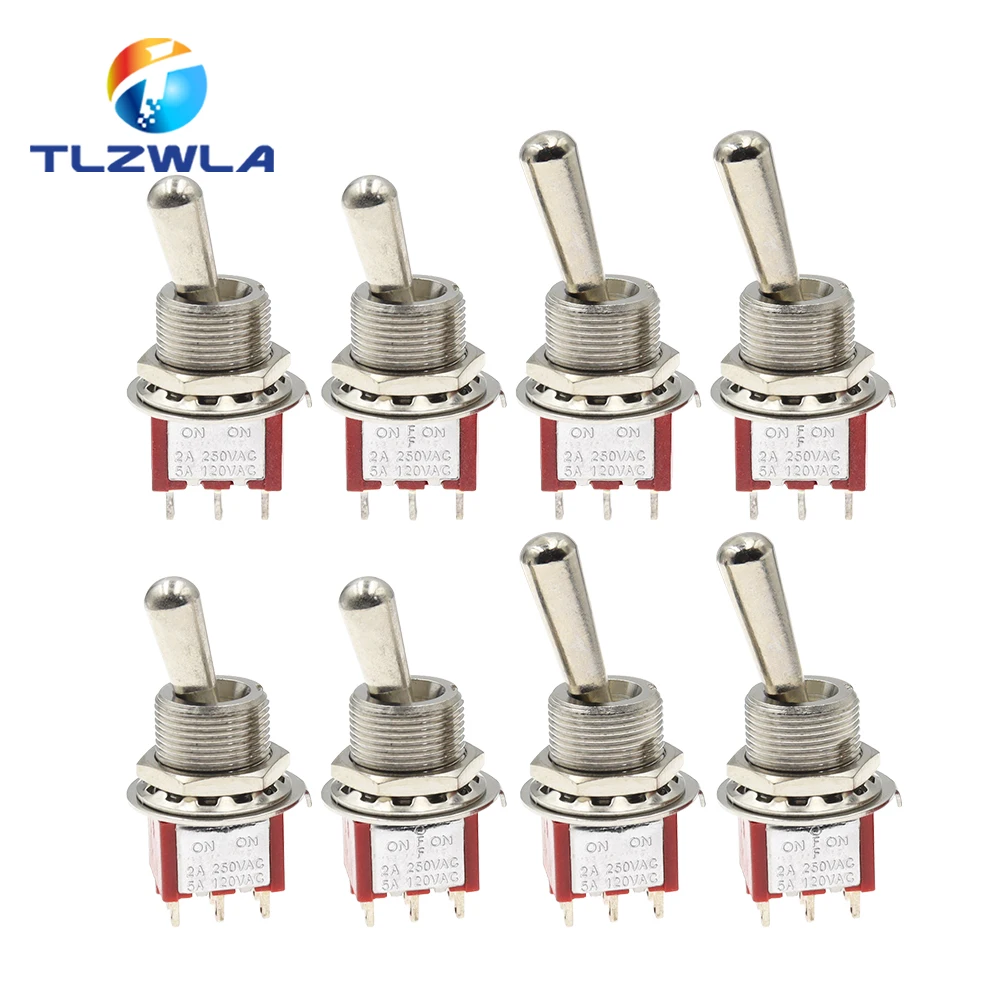 SH T80-T Z1 Series Large Long Handle 12mm Panel Mount Mini Toggle Switch 5A 125VAC