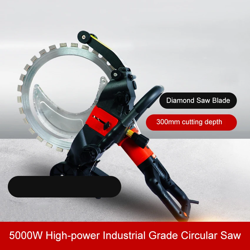 K410 High Frequency Brushless Ring Saw Electric Concrete Cutter Concrete Ring Saw Circular saw Wall Cutting Wet Saw 220V/50HZ
