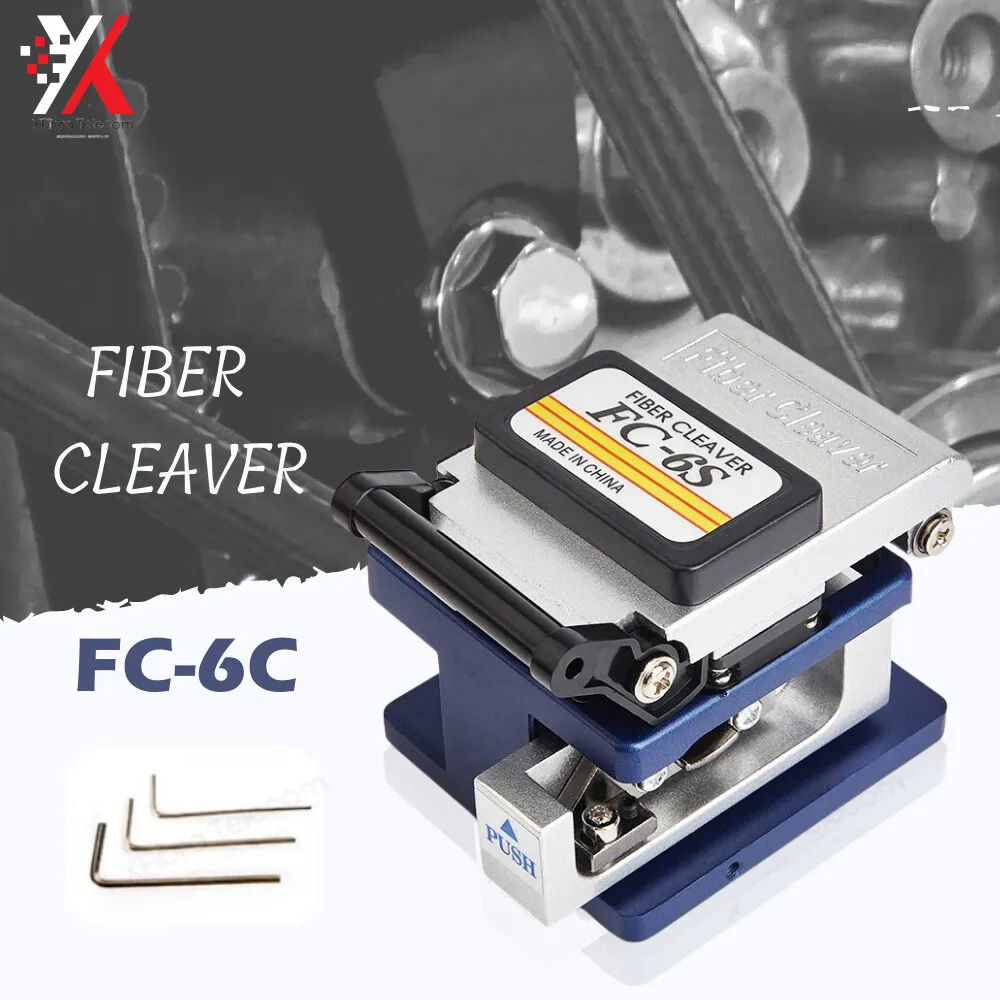 FC-6S Fiber Cleaver FC6S Optic Cutting Knife Tool Fiber Cleaver Cold Contact With 16 Blades With Best Quality Good Price