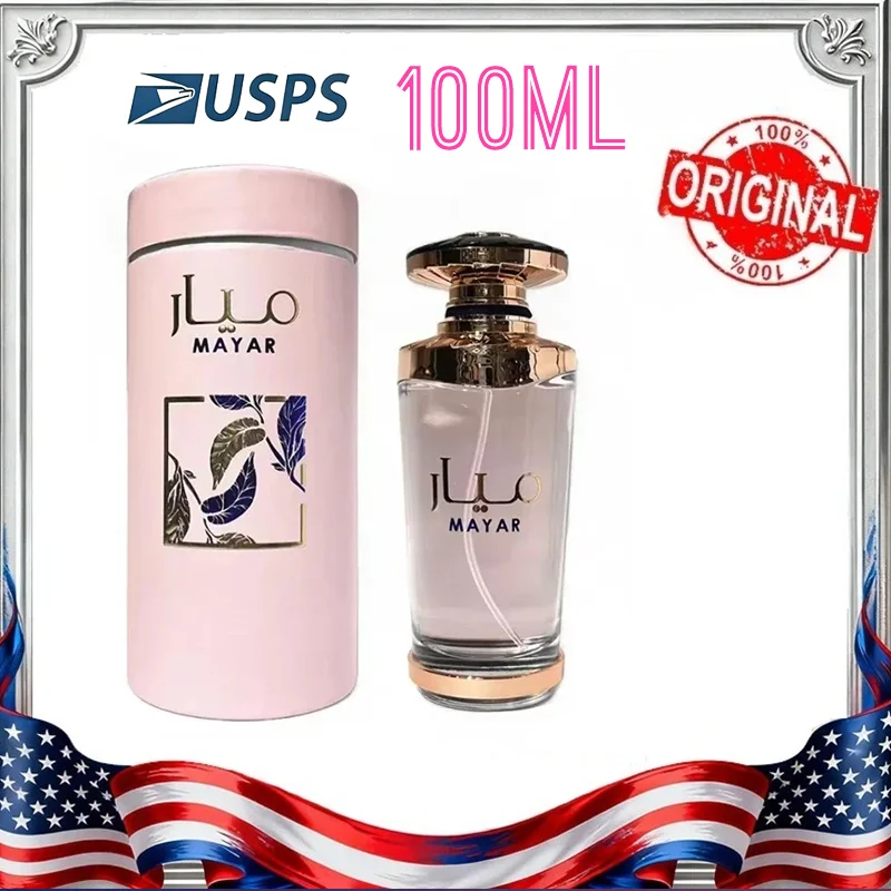 

100ML Natural Perfumes Arab Women Floral Perfumes Fresh Elegant Cologne Female For Daily Dating Travel Free Shipping