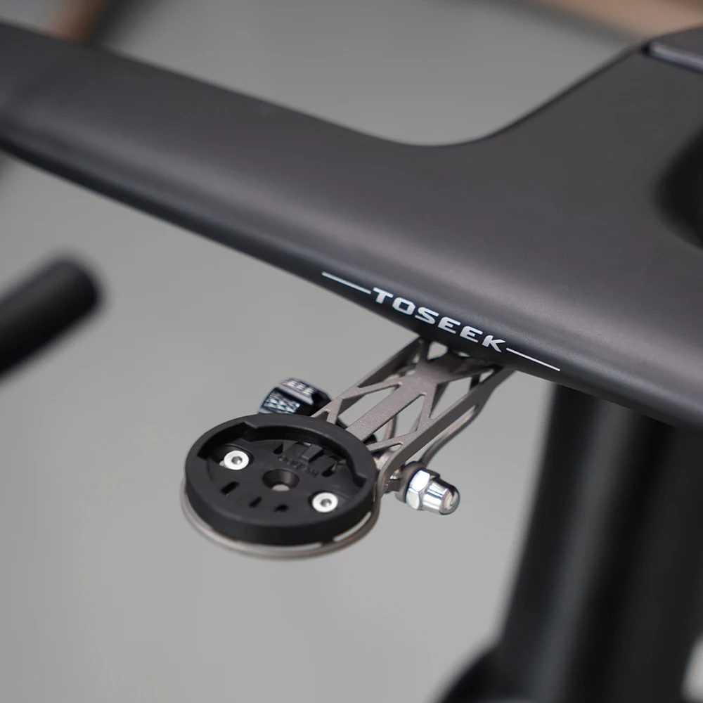 TOSEEK 3D-gedruckte Titanlegierung Fahrradcomputer-Verlängerungshalterung Fahrrad-Handyhalterung Fahrradständer Wahoo Garmin Halterung – Detail 11