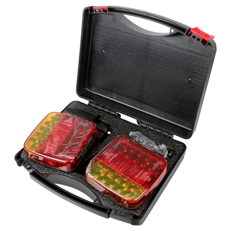 

Highly Recommended Trailer Rear Taillight Signal Warning Brake Lamp For Caravan RV Lorry Truck Magnetic Wireless LED Truck Tail