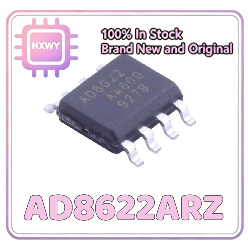 (2/20 Pieces) AD8622ARZ AD8622 SOIC-8 Operational Amplifier Factory Wholesale Cheap Electronic Component Fast Shipping