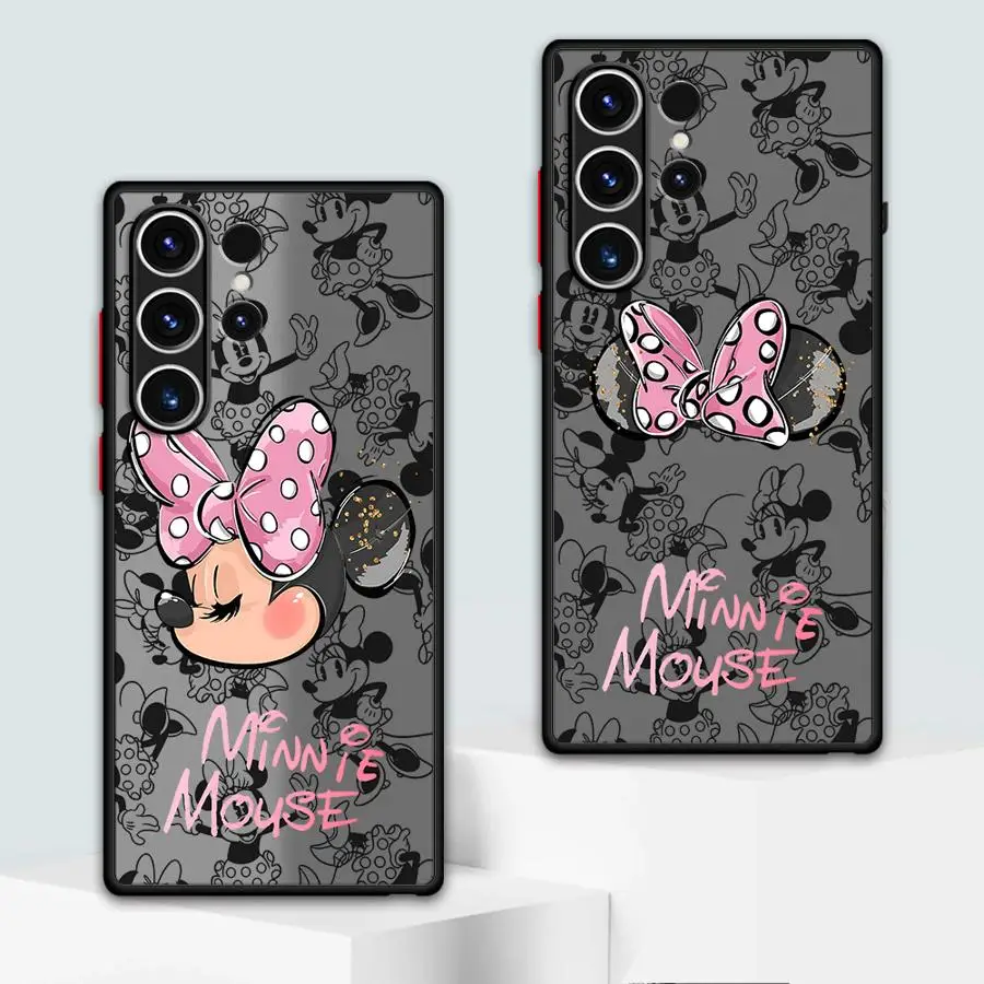 Disney Mickey Minnie Mouse Phone Case for Samsung Galaxy A70 Note 20 Ultra Note 10 Plus A21s A50 Note 9 8 A31 A71 A12 A21s Cover