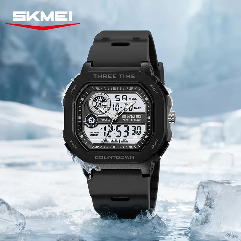 SKMEI 2641 New Leisure Sports Dual Display Men's Digital Watch Waterproof Multifunctional Electronic Military Watch Reloj Hombre - view 3
